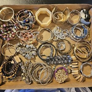 86 Piece Assorted Wearable Bracelet Lot